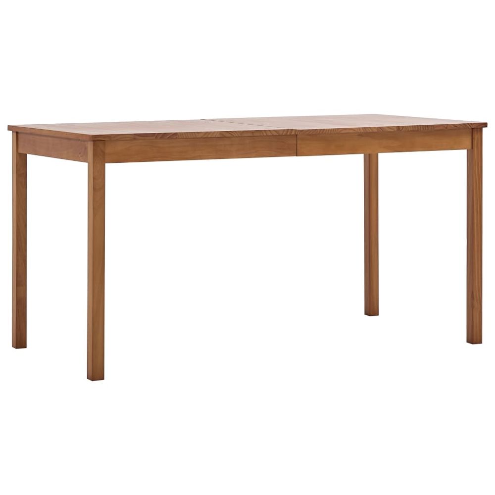 Vidaxl Jedálenský stôl, medovo hnedý 140x70x73 cm, borovicové drevo